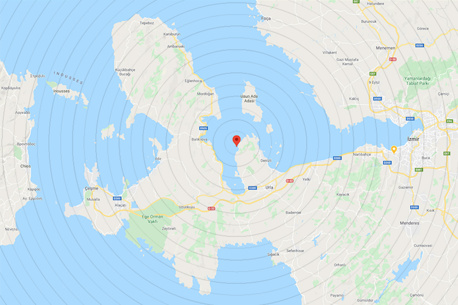 Urla Ilıksu kıyıları merkezli deprem: 4.5