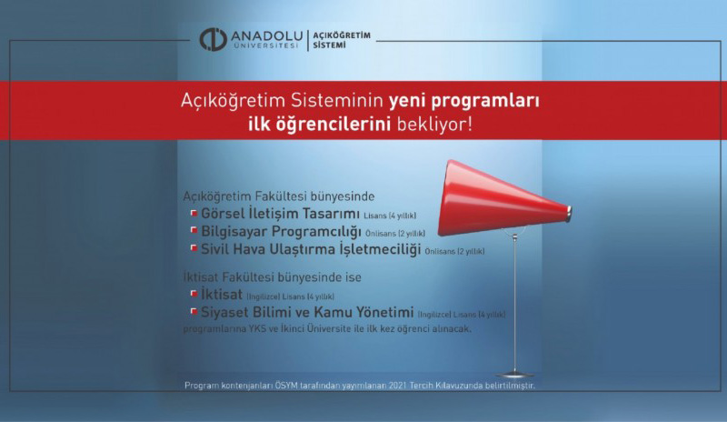 Açıköğretim sistemi yeni öğrencilerini bekliyor