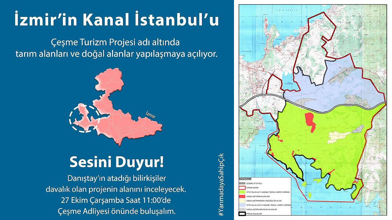 Çeşme Projesi davasında keşif kararı verildi