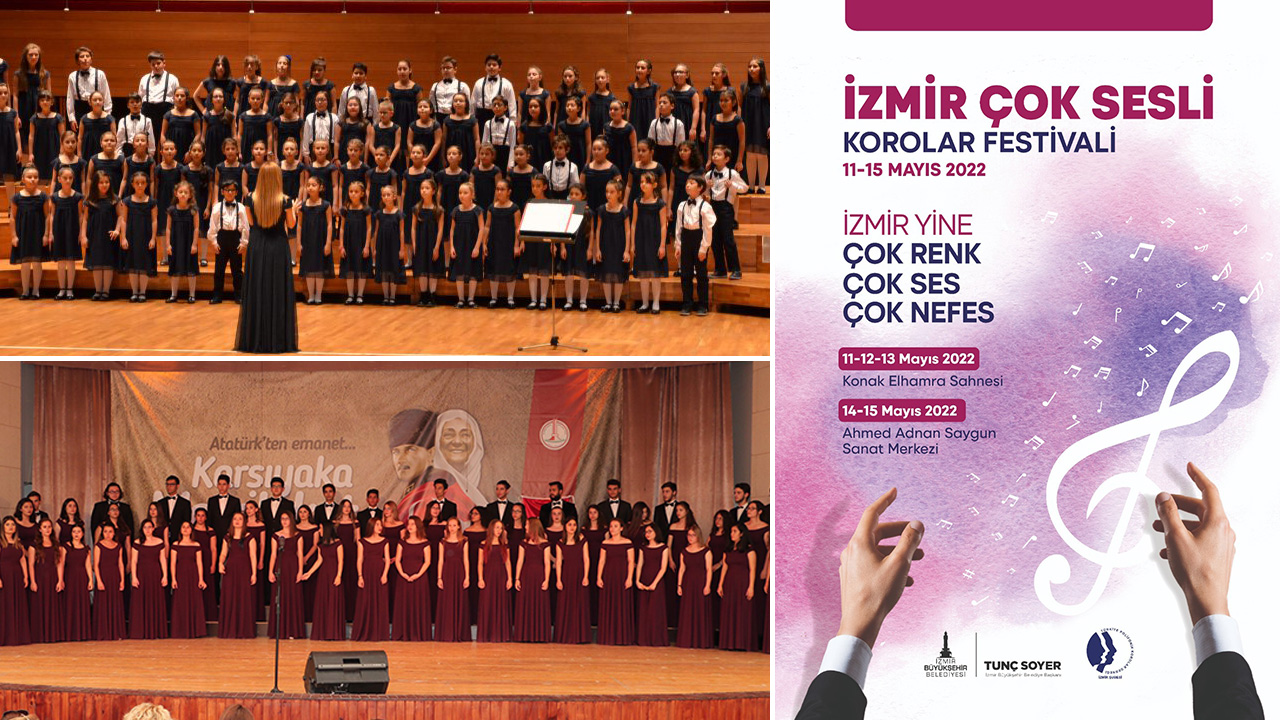 İzmir Çok Sesli Korolar Festivali düzenlenecek