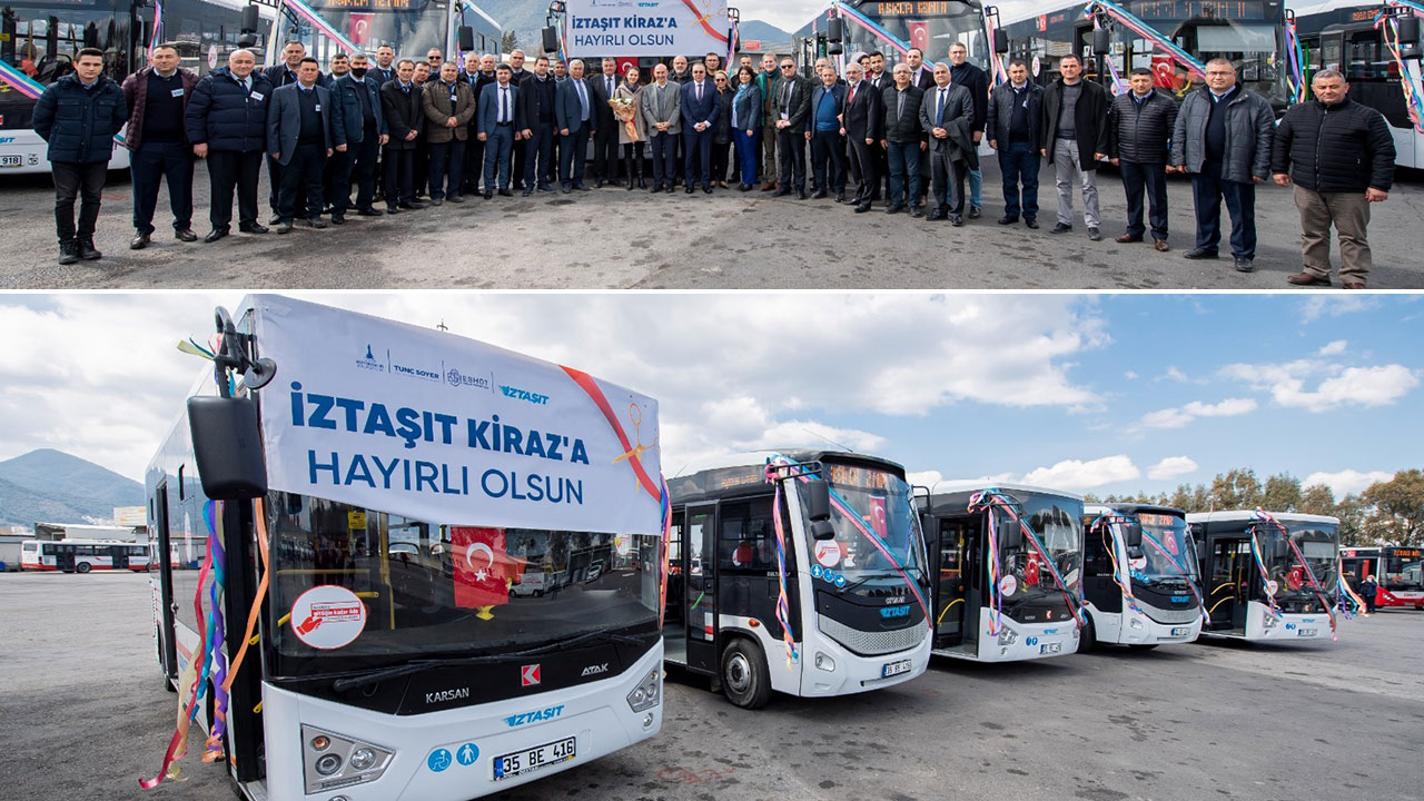 İZTAŞIT otobüsleri Kiraz'a da hizmet verecek