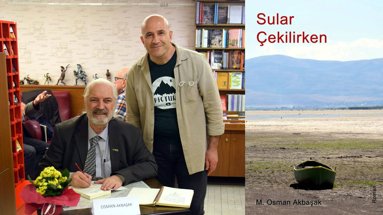 Yazar Osman Akbaşak kitaplarını imzaladı