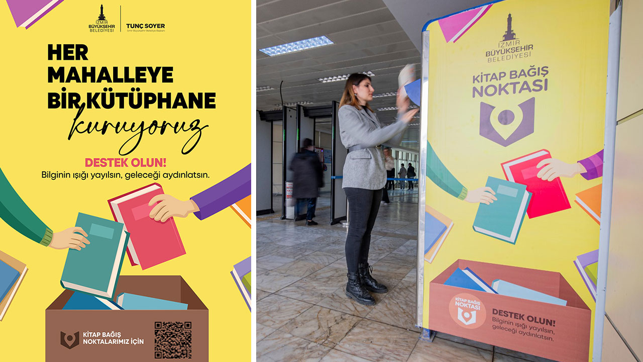 “Her Mahalleye Bir Kütüphane” kampanyası için kitap kumbaraları kuruldu