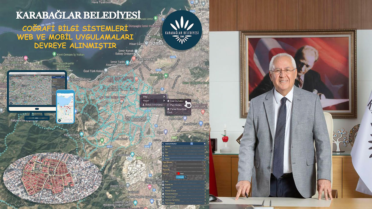 Karabağlar Belediyesi’nde Coğrafi Bilgi Sistemleri devrede