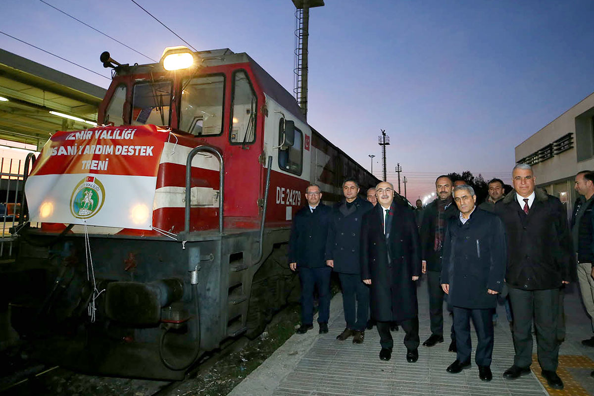 İzmir Valiliği’nden ikinci yardım treni