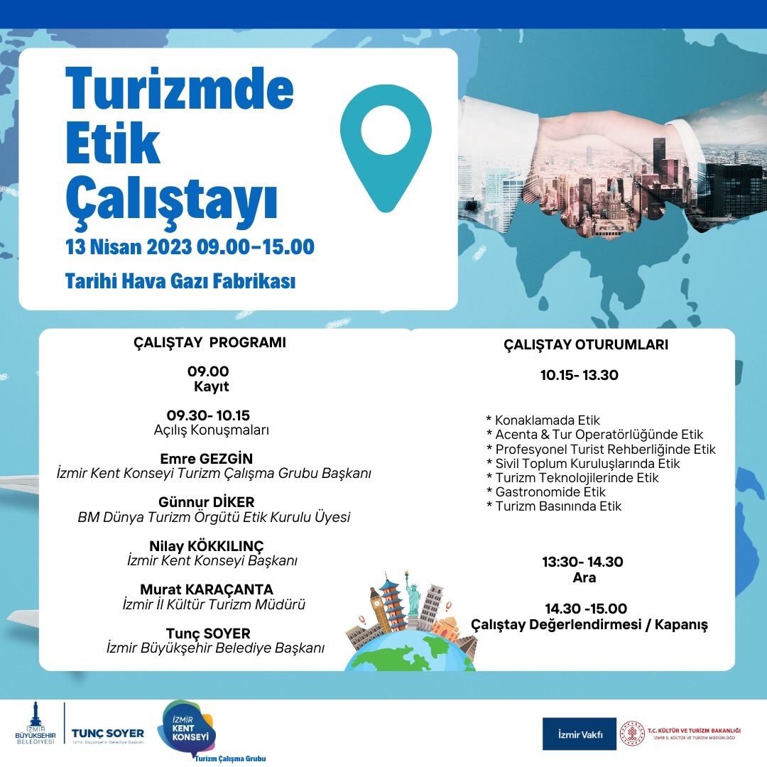 "Turizmde Etik Çalıştayı" düzenlenecek