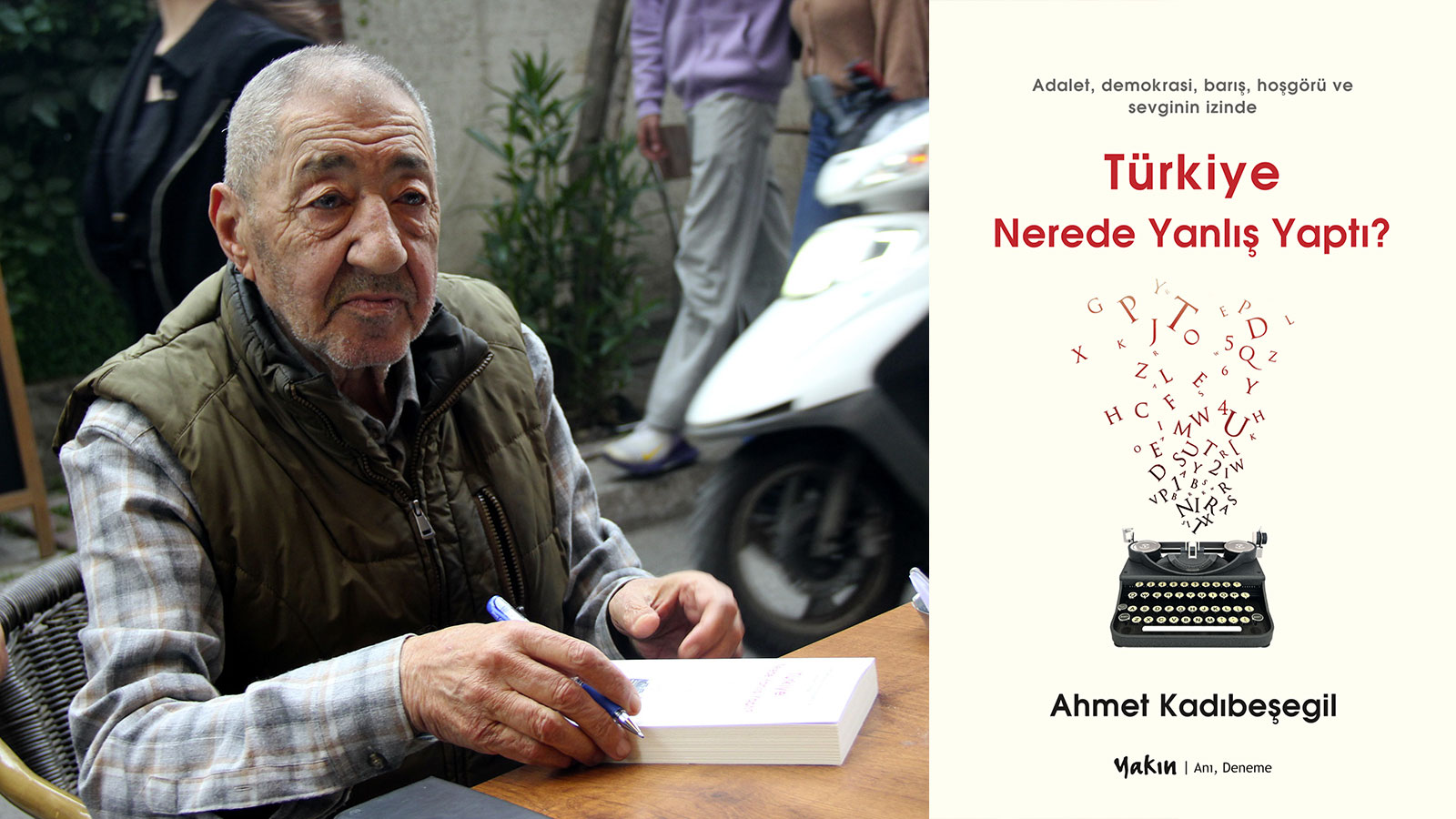 Ahmet Kadıbeşegil yeni kitabını imzaladı