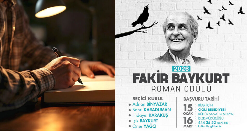 7. Fakir Baykurt Roman Ödülü'ne başvurular sürüyor