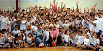 Basketbol Şenliği’nde yetenekli çocuklar keşfediliyor