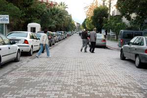 Alsancak sokaklarını yenileme çalışmaları sürüyor