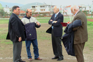 Göztepe'nin efsanevi futbolcuları Dikili'deydi