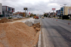 Akçay Caddesi'nde yeni trafik düzeni