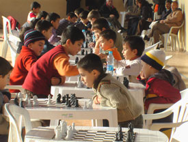 Kuzey Ege çocuklarının satranç buluşması