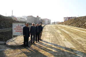 Yeşilyurt'ta yol çalışmaları tamamladı