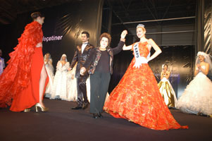 IF Wedding Fashion'da Miss EXPO Güzeli seçildi