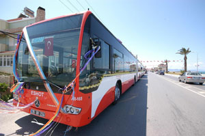 Kent içi ulaşım için 300 otobüs daha alındı 
