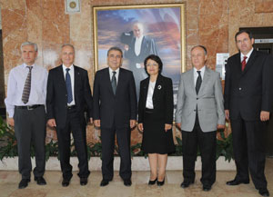 Kocaoğlu ve Rektör Prof. Dr. Yılmaz’dan işbirliği mesajı 