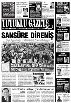 Tutuklu Gazete "sansüre direniş" manşetiyle yayımlandı