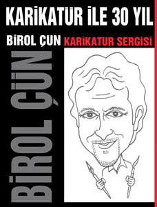 Birol Çün'den Buca'da karikatür sergisi