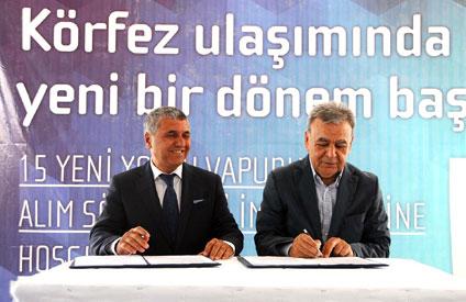 İzmir'in yeni vapurları için 117 milyon Euro'luk sözleşme