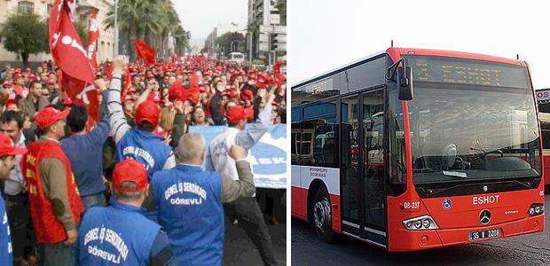 Otobüs şöförleri kontak kapattı, Cuma günü iş bırakılacak