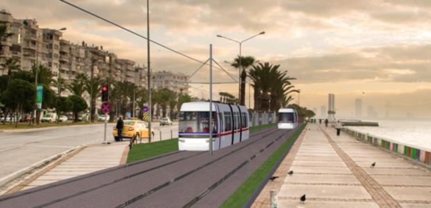 Büyükşehir Karşıyaka tramvayı projesini tanıttı