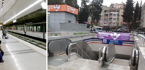Göztepe - İlahiyat Fakültesi Metro İstasyonu hizmete girdi