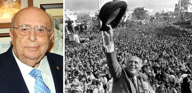 9. Cumhurbaşkanı Demirel toprağa veriliyor