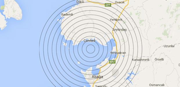 İzmir'de hafif şiddette depremler