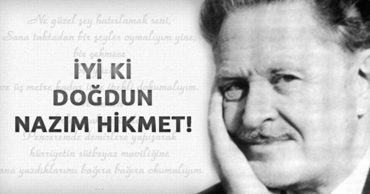 Nazım Hikmet 114 yaşında