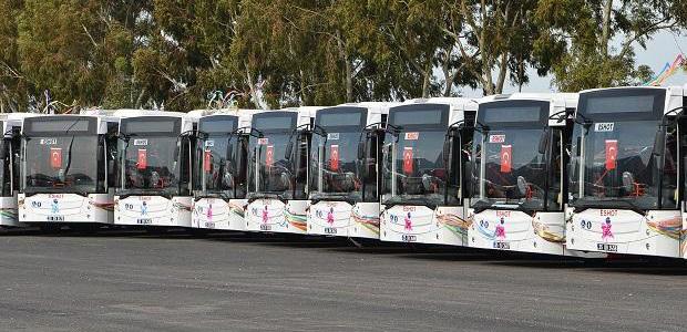 İzmir’e 100 yeni körüklü otobüs alındı