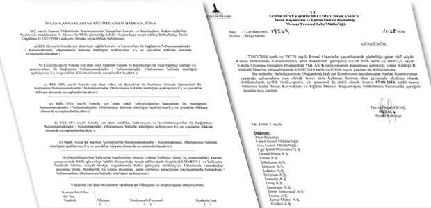 Tüm Bel – Sen: Büyükşehir açıklama yapsın