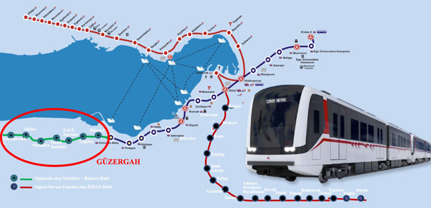 Metronun Narlıdere hattı projesi onaylandı