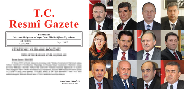 Valiler Kararnamesi yayınlandı