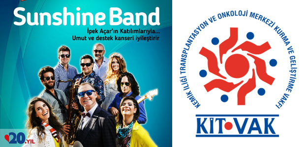 Sunshine Band ve İpek Açar KİTVAK için söyleyecek