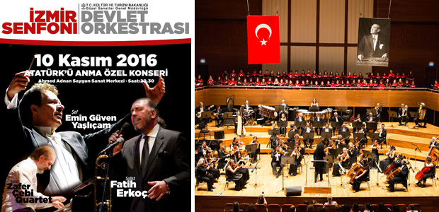 İzDSO Atatürk’ü özel konserle anacak