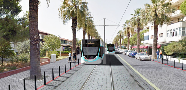 Karşıyaka tramvayı hattında deneme seferleri yıl sonunda