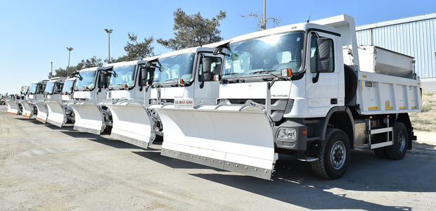Büyükşehir karla mücadeleye hazır