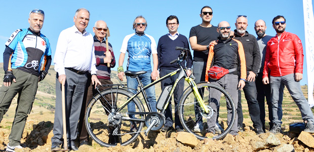 Bisiklet turundan 765 fidanlık koruluğa