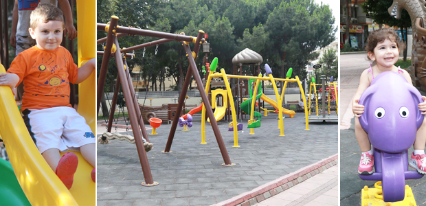 Karabağlar Belediyesi parklardaki oyuncakları yeniliyor
