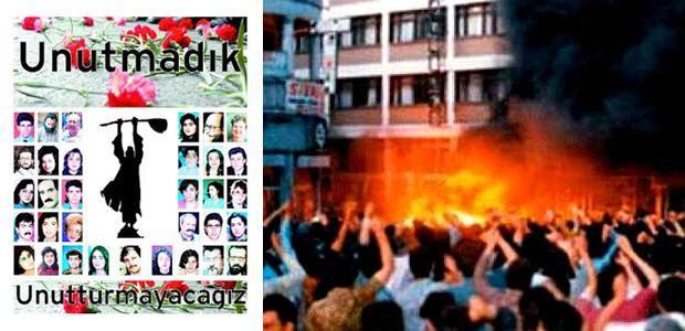 Sivas katliamında yitirilen canlar anılıyor