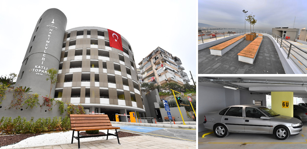 Hakimevleri Katlı Otoparkı hizmete açıldı