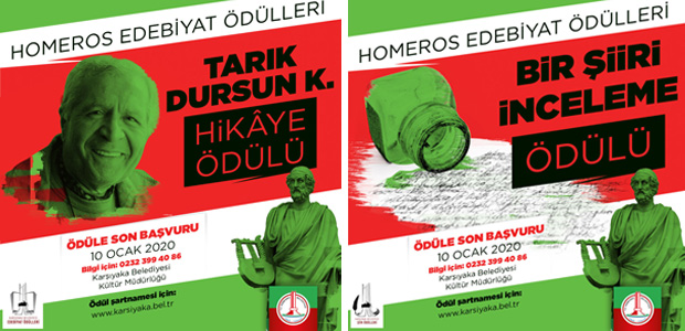 Karşıyaka Belediyesi’nden Homeros Edebiyat Ödülleri 