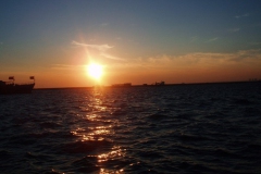 Körfez'de gün batımı... (Fotoğraf : Hicran Erdoğan)