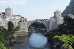 [Bosna Hersek... Neretva Nehri... Mostar Köprüsü... Fotoğraf : Saadet Erciyas]