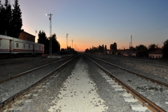 [Karkamış İstasyonu'nda akşam... Fotoğraf: Saadet Erciyas]